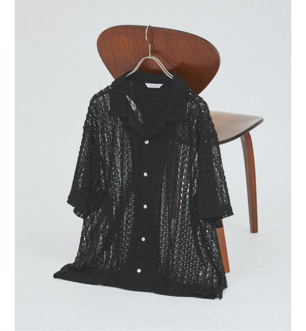 JOURNAL STANDARD「アブストラクト レース 半袖 シャツ」|シャツ・ブラウス|