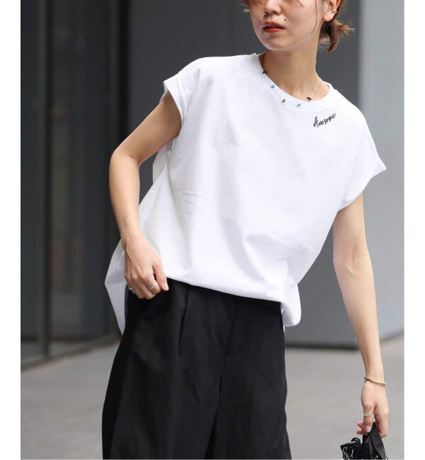 JOURNAL STANDARD relume「《追加》刺繍ロゴフレンチTEE」|Tシャツ・カットソー|
