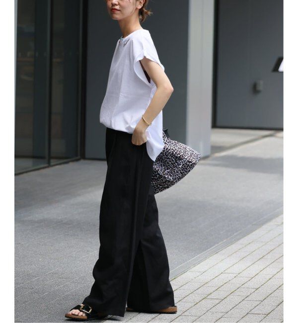 JOURNAL STANDARD relume「《追加》刺繍ロゴフレンチTEE」|Tシャツ・カットソー|