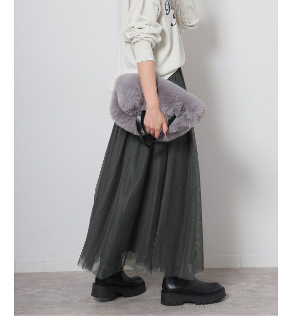 JOURNAL STANDARD relume「《WEB限定追加5》ウォッシャブルチュールイージースカート」|スカート|