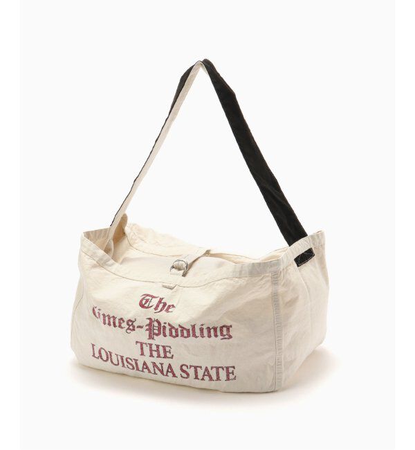 JOURNAL STANDARD「P.E SMU NEWS PAPER BAG」|ショルダー・メッセンジャー|ボルドー