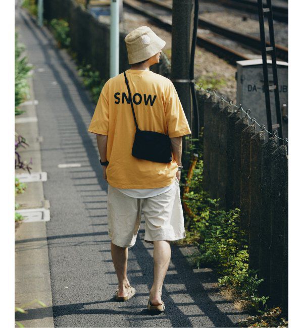 JOURNAL STANDARD relume「SNOW PEAK / スノーピーク 別注 &rdquo;PEAK SNOW&rdquo; ロゴTシャツ」|Tシャツ・カットソー|
