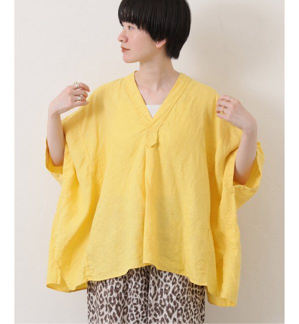 journal standard luxe「40リネンワッシャー Vスキッパーシャツ」|シャツ・ブラウス|