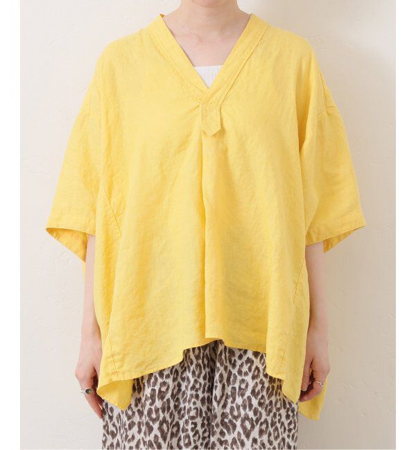 journal standard luxe「40リネンワッシャー Vスキッパーシャツ」|シャツ・ブラウス|