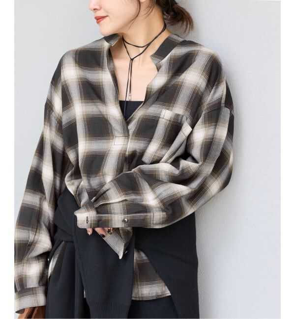 JOURNAL STANDARD「《追加2》STAND PULL OVER」|シャツ・ブラウス|ブラック A