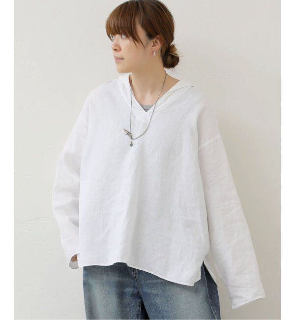 journal standard luxe「《追加》ソフトリネン セーラーシャツ」|シャツ・ブラウス|