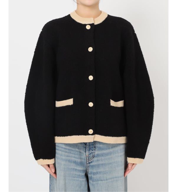 journal standard L'essage「《SP》【金子綾さん着用】バイカラーボアカーディガン」|カーディガン|