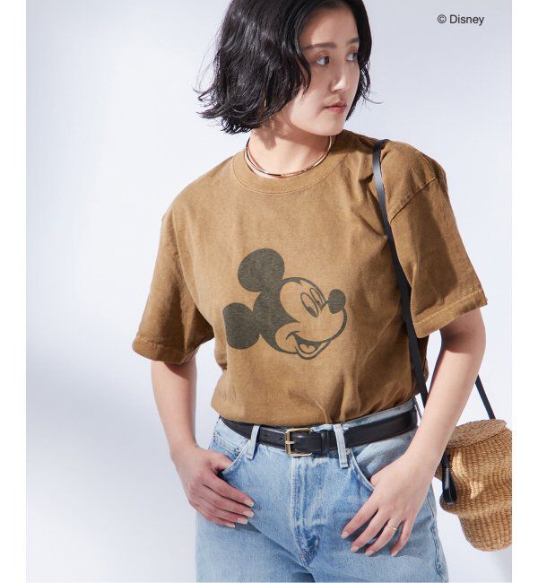 journal standard L'essage「《追加4》【MICKEY】ピグメントTシャツ」|Tシャツ・カットソー|