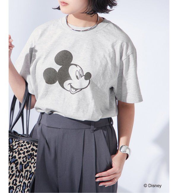 journal standard L'essage「《追加4》【MICKEY】ピグメントTシャツ」|Tシャツ・カットソー|