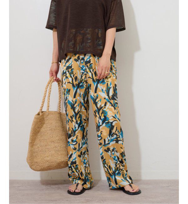 JOURNAL STANDARD relume「ブラッシュボタニカルイージーパンツ」|その他|イエロー