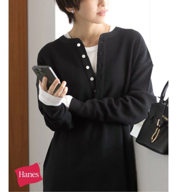 JOURNAL STANDARD relume「別注【Hanes / ヘインズ】ワッフルヘンリーネックプルオーバー」|Tシャツ・カットソー|