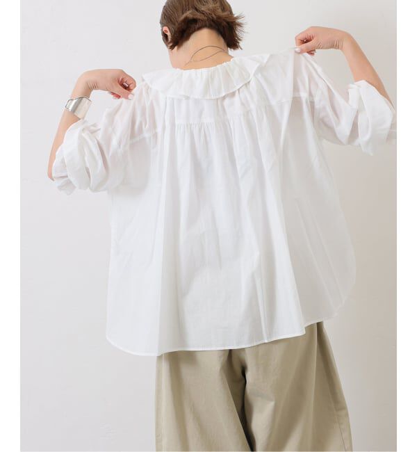 journal standard luxe「コットンローン フリルパフブラウス」|シャツ・ブラウス|