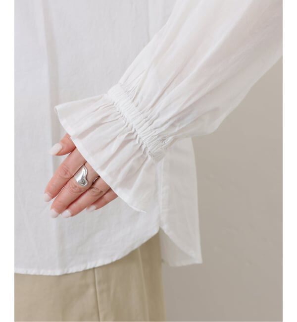 journal standard luxe「コットンローン フリルパフブラウス」|シャツ・ブラウス|