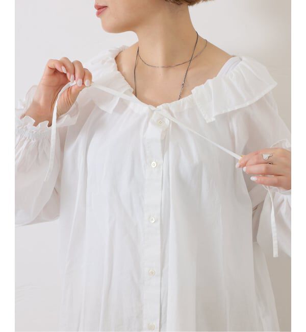 journal standard luxe「コットンローン フリルパフブラウス」|シャツ・ブラウス|