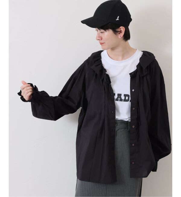 journal standard luxe「コットンローン フリルパフブラウス」|シャツ・ブラウス|