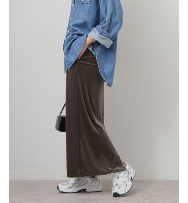 JOURNAL STANDARD relume「ベロアコードライントラックスカート」|スカート|