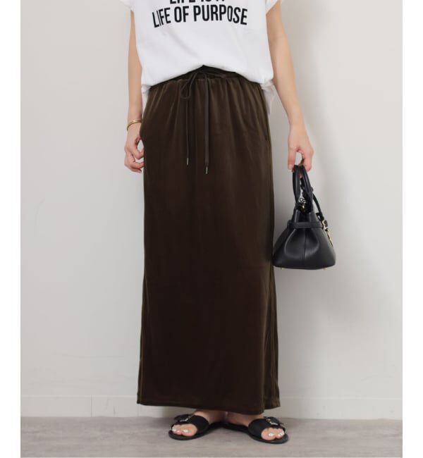 JOURNAL STANDARD relume「ベロアコードライントラックスカート」|スカート|