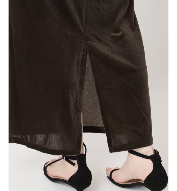 JOURNAL STANDARD relume「ベロアコードライントラックスカート」|スカート|