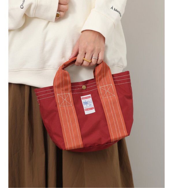 JOURNAL STANDARD relume「別注【FROST LINE/フロストライン】 2-TONE TOTE BAG MIDIUM：バッグ」|トートバッグ|レッド