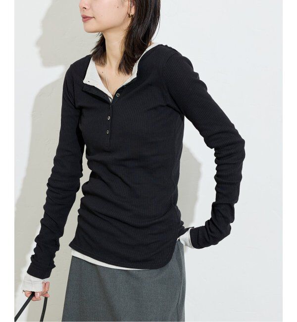 JOURNAL STANDARD「《追加》シアーテレコヘンリーネックプルオーバー」|Tシャツ・カットソー|