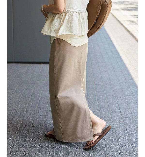 JOURNAL STANDARD「《追加2》フィブリルキュプラジャージーマキシスカート」|スカート|