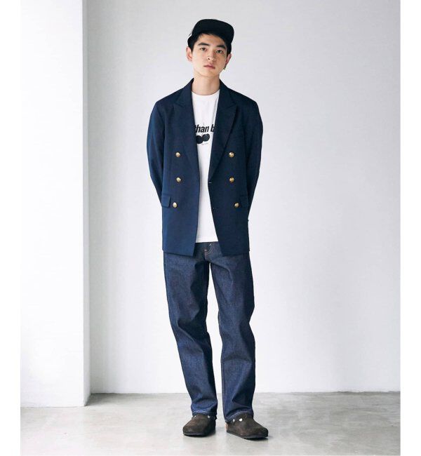 JOURNAL STANDARD「TWツイル Wブレストブレザー」|テーラードジャケット|