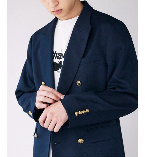 JOURNAL STANDARD「TWツイル Wブレストブレザー」|テーラードジャケット|