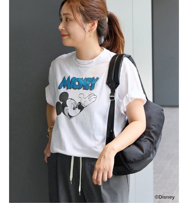 JOURNAL STANDARD「【一部店舗＋WEB限定】MICKEY / JS Tシャツ」|Tシャツ・カットソー|ホワイト