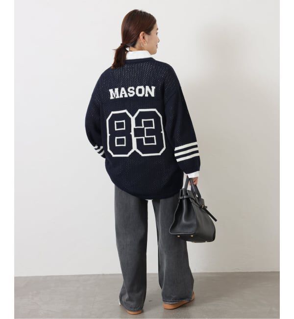 JOURNAL STANDARD「別注【MASON/メイソン】スカシアミレタードニット」|ニット・セーター|