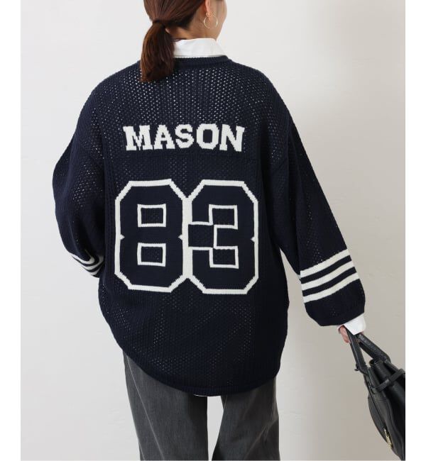 JOURNAL STANDARD「別注【MASON/メイソン】スカシアミレタードニット」|ニット・セーター|