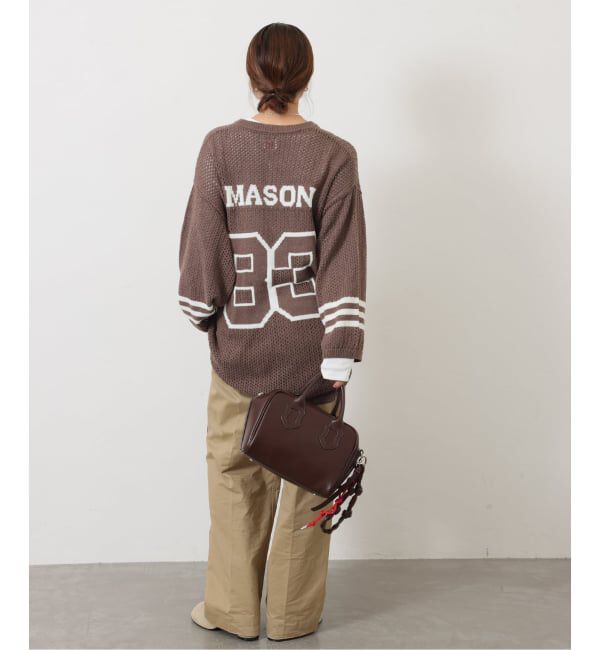 JOURNAL STANDARD「別注【MASON/メイソン】スカシアミレタードニット」|ニット・セーター|