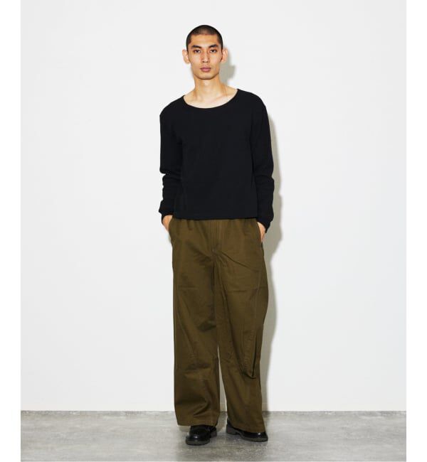 JOURNAL STANDARD「ワイド ネック サーマル ロンT」|Tシャツ・カットソー|