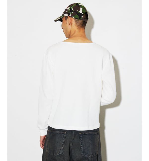 JOURNAL STANDARD「ワイド ネック サーマル ロンT」|Tシャツ・カットソー|