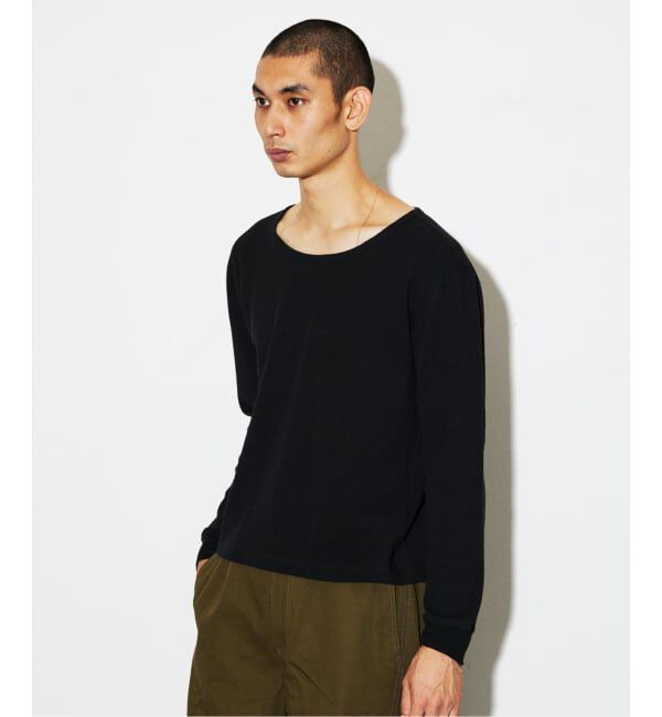 JOURNAL STANDARD「ワイド ネック サーマル ロンT」|Tシャツ・カットソー|