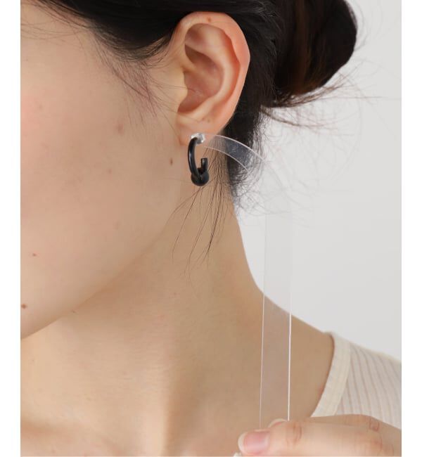 Oriens JOURNAL STANDARD「【JUSTINE CLENQUET】 SAM LACQUERED EARRINGS：ピアス（両耳）」|ピアス|