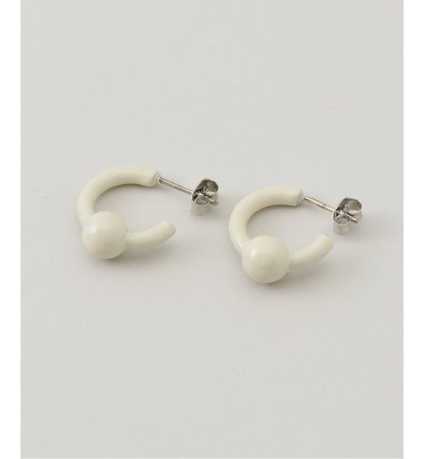 Oriens JOURNAL STANDARD「【JUSTINE CLENQUET】 SAM LACQUERED EARRINGS：ピアス（両耳）」|ピアス|ナチュラル