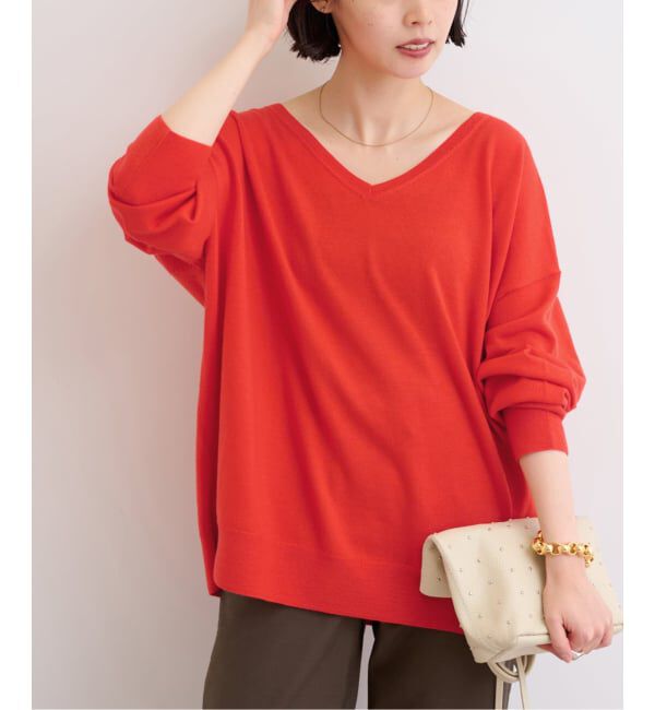 JOURNAL STANDARD relume「キャッシュフィールVネックワイドプルオーバー」|ニット・セーター|