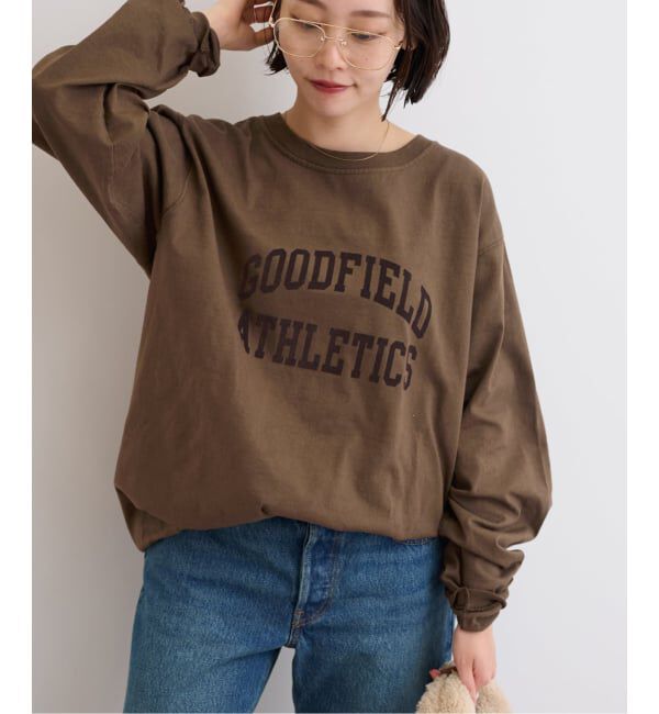 JOURNAL STANDARD relume「【Goodwear/グッドウェア】クルーネックロングスリーブカットソー」|Tシャツ・カットソー|ブラウン