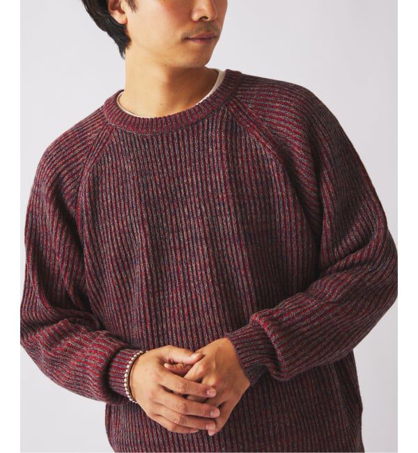 JOURNAL STANDARD relume「コントラスト リブ クルーネック ニット　」|ニット・セーター|