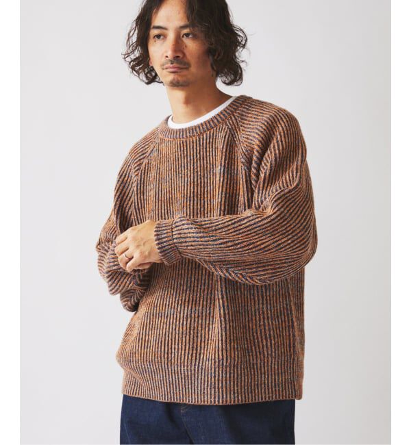 JOURNAL STANDARD relume「コントラスト リブ クルーネック ニット　」|ニット・セーター|