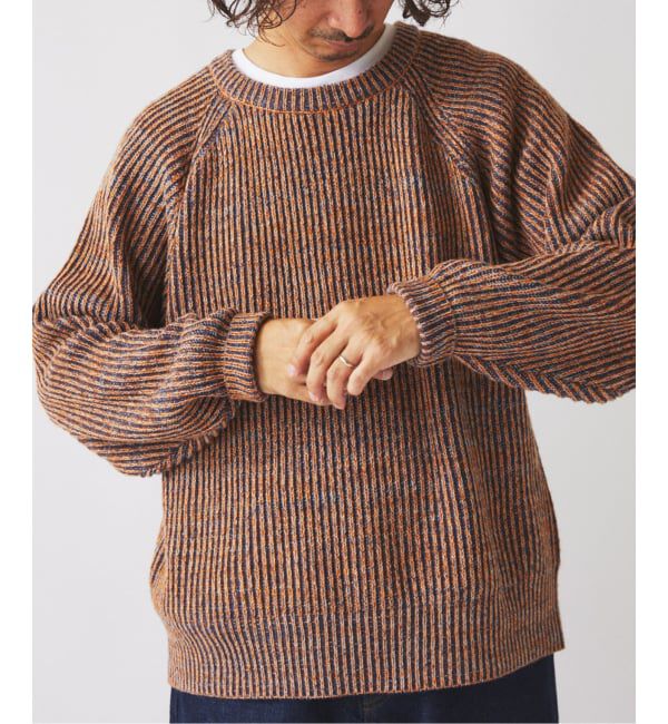JOURNAL STANDARD relume「コントラスト リブ クルーネック ニット　」|ニット・セーター|