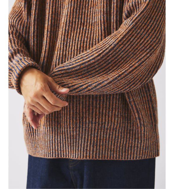 JOURNAL STANDARD relume「コントラスト リブ クルーネック ニット　」|ニット・セーター|