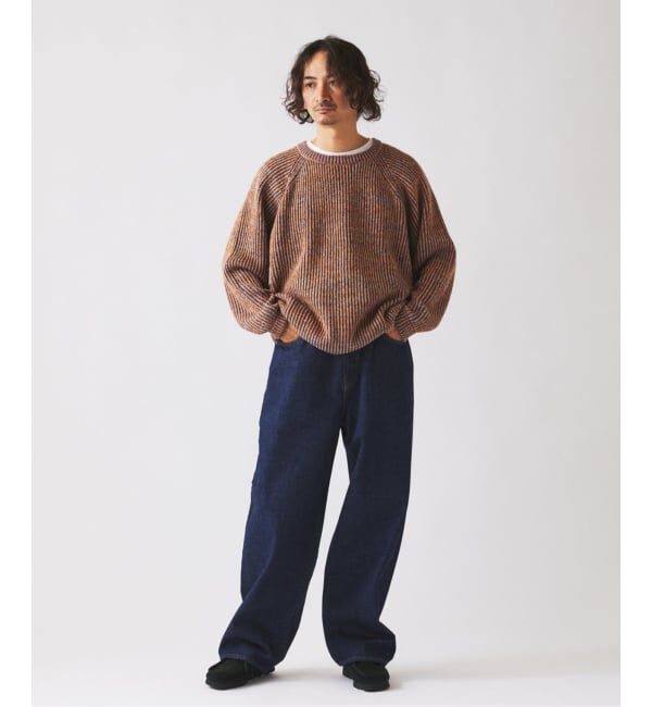 JOURNAL STANDARD relume「コントラスト リブ クルーネック ニット　」|ニット・セーター|