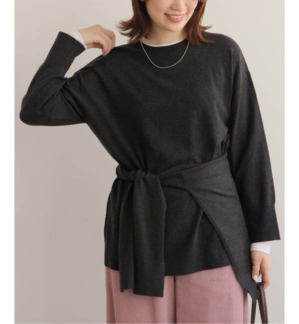 JOURNAL STANDARD relume「スリーブストール付きプルオーバー3WAY」|ニット・セーター|グレー