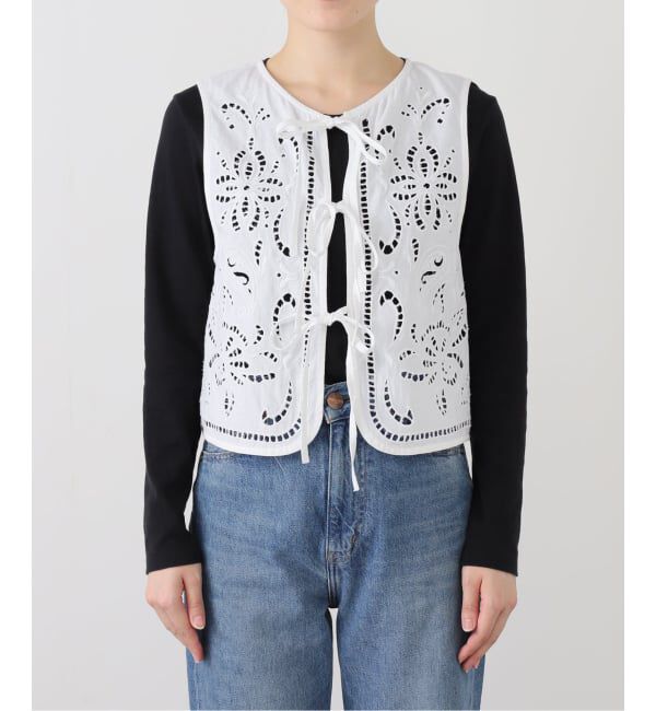 JOURNAL STANDARD「カットワークレースノースリーブブラウス」|シャツ・ブラウス|