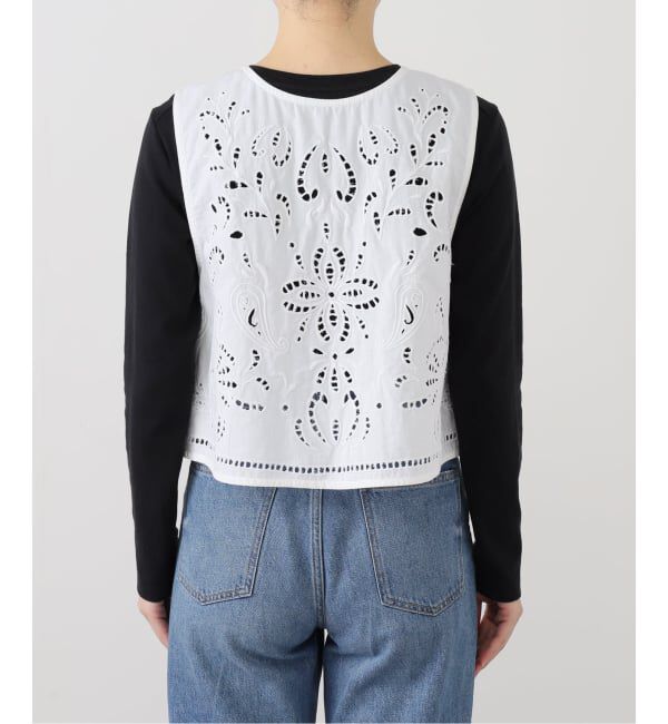 JOURNAL STANDARD「カットワークレースノースリーブブラウス」|シャツ・ブラウス|