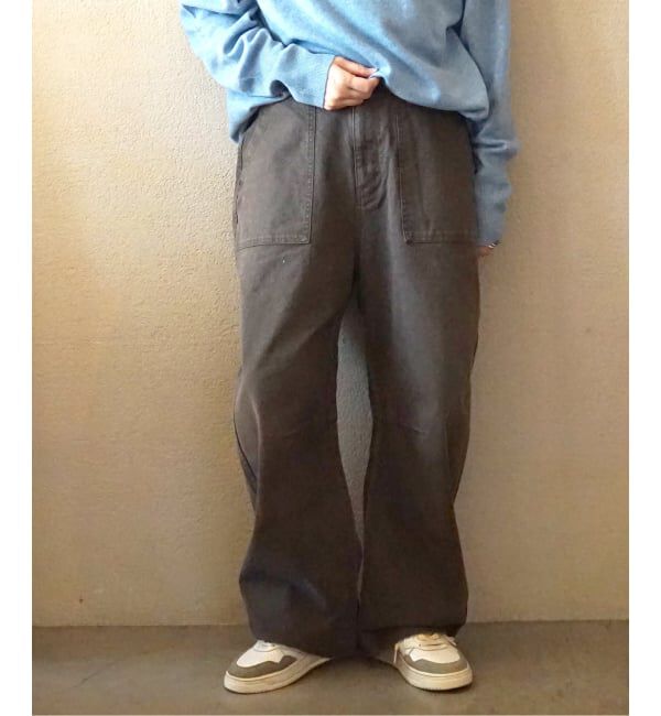 journal standard luxe「ダック ベイカーパンツ」|その他|カーキ