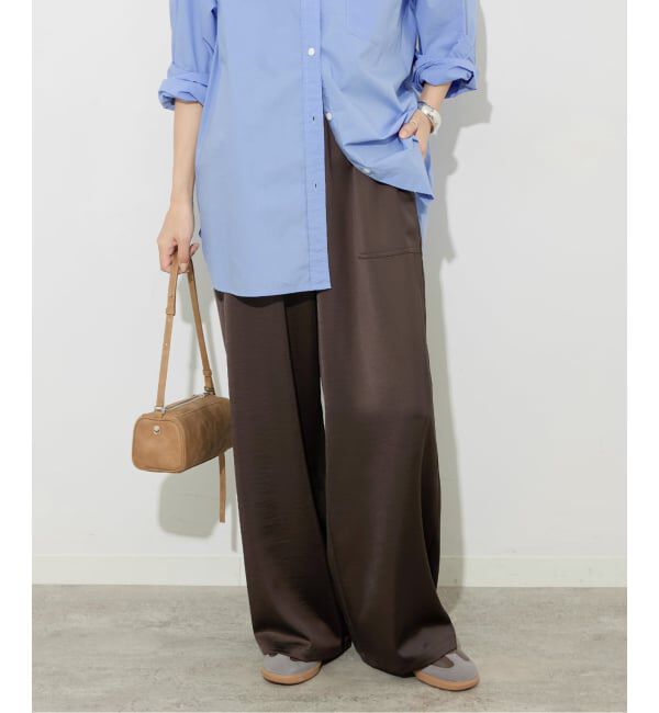 JOURNAL STANDARD relume「《追加2》サテンベイカーパンツ」|その他|