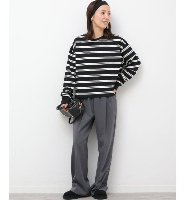 JOURNAL STANDARD relume「オーバーサイズボーダーロングスリーブTEE」|Tシャツ・カットソー|