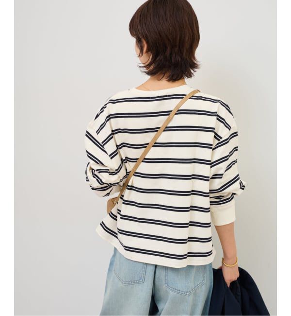 JOURNAL STANDARD relume「オーバーサイズボーダーロングスリーブTEE」|Tシャツ・カットソー|